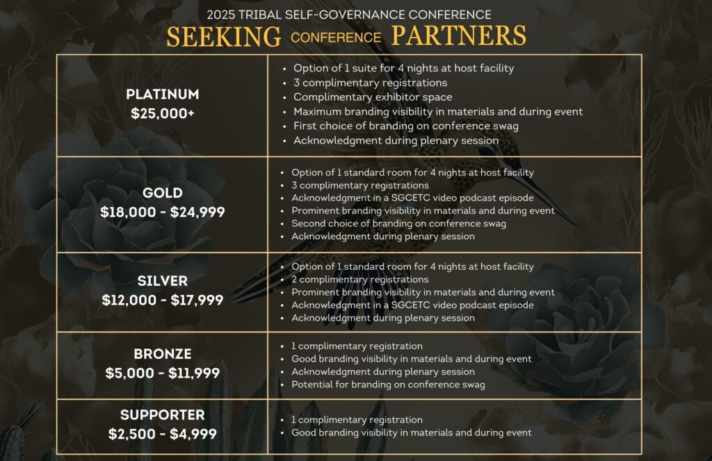 2025 Tribal SelfGovernance Conference Tribal SelfGovernance